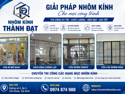 Đơn vị thi công cửa nhôm Xingfa uy tín Cần Giuộc 