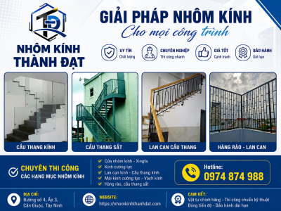 Thi công nhôm kính Cần Giuộc
